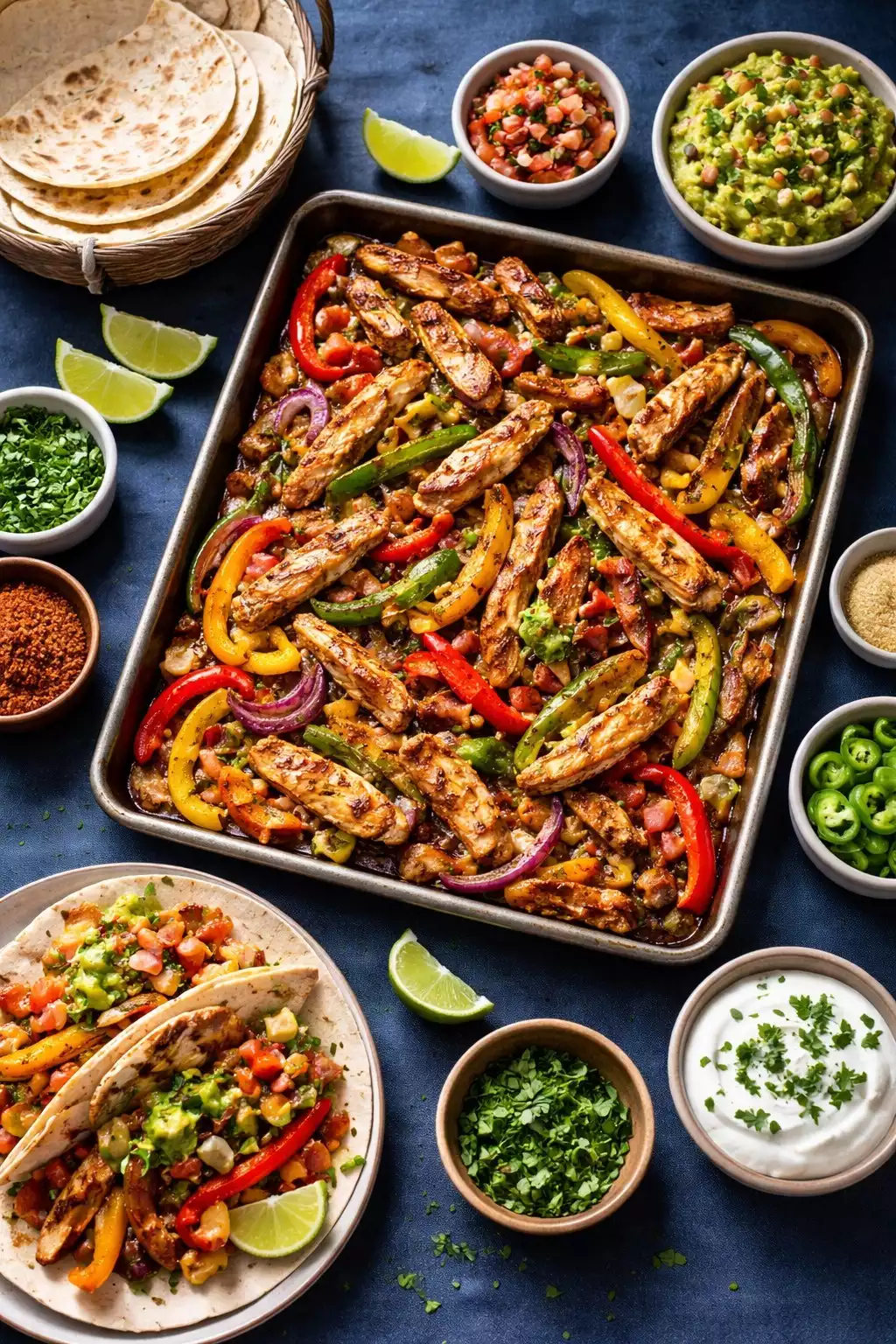 Sheet Pan Chicken Fajitas