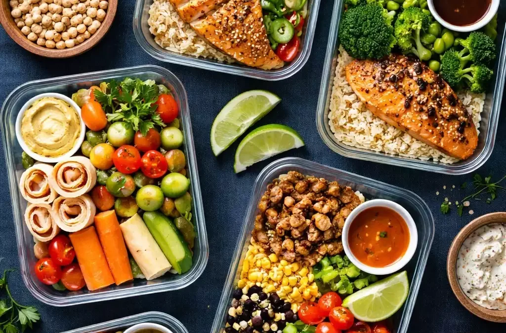 Sunday Meal Prep  5 Lunches in 1 Hour