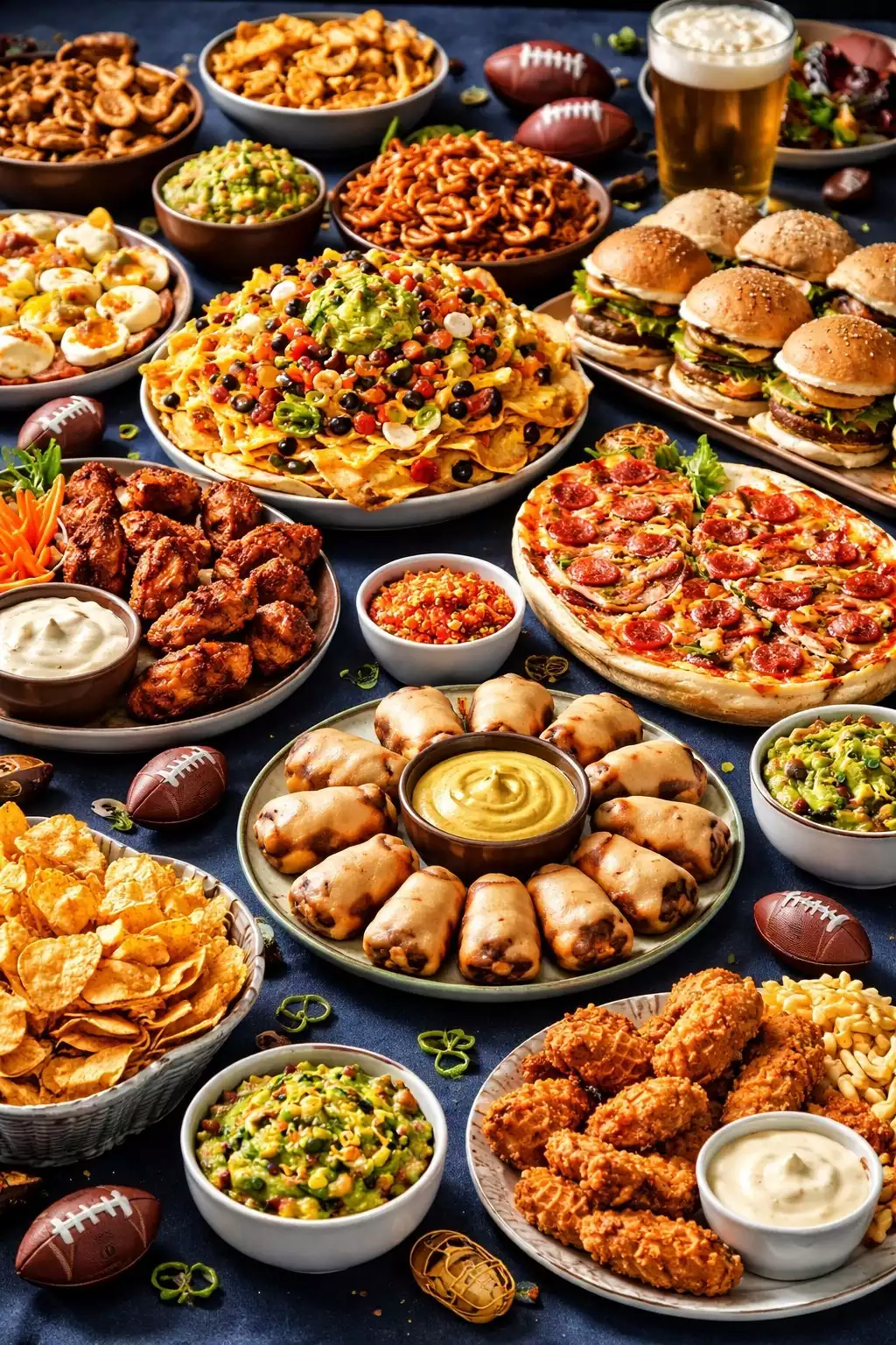 Super Bowl Party Menu  The Complete Spread